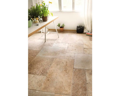 Natuursteen wand- en vloertegel Napoli Romeins patroon 1,2 cm