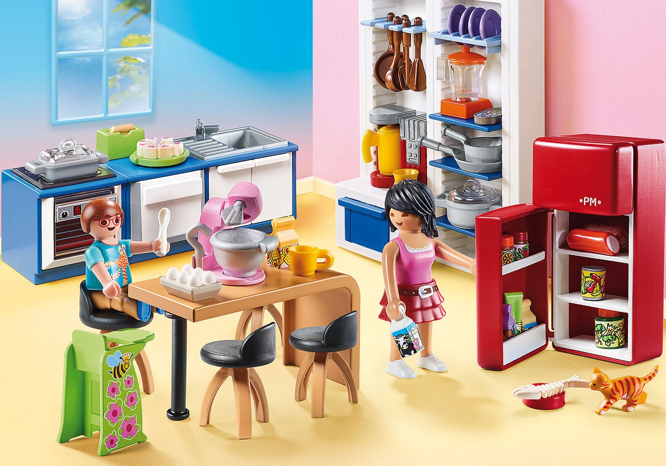 Playmobil - Familie Køkken (70206)
