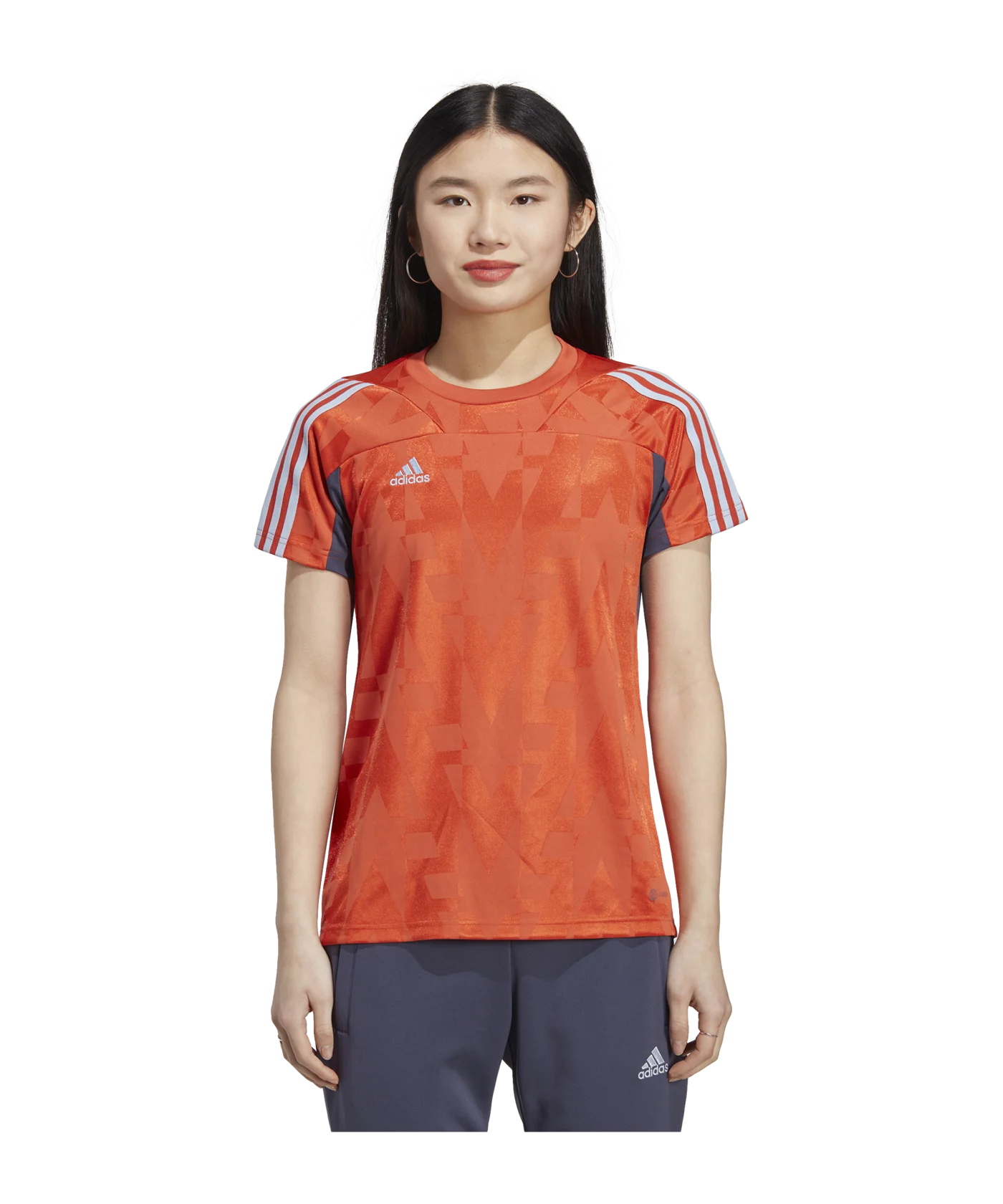 adidas Tiro Trikot Rot Damen Blau