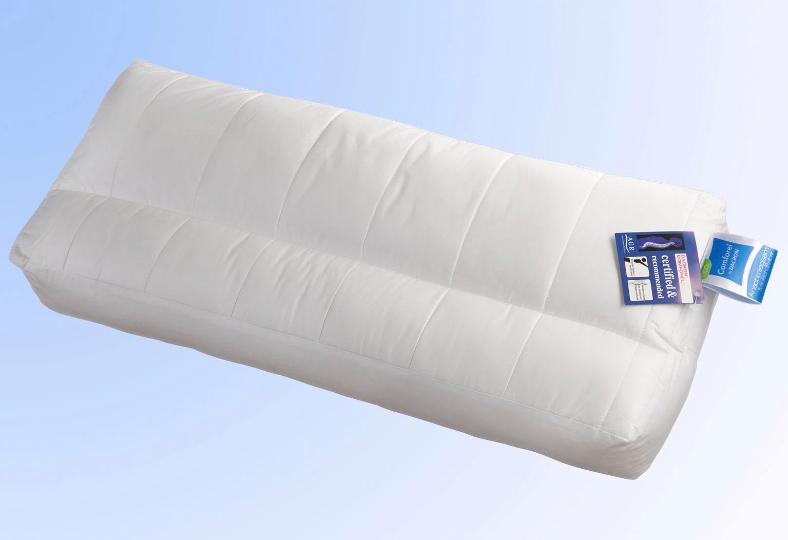 Jekatex Nackenstützkissen »Ergo« Füllung: Comforel® Hohlfaser Bezug: Baumwolle 1 Stk. tlg. Zertifiziert durch die Aktion gesunder Rücken (AGR) e.V.