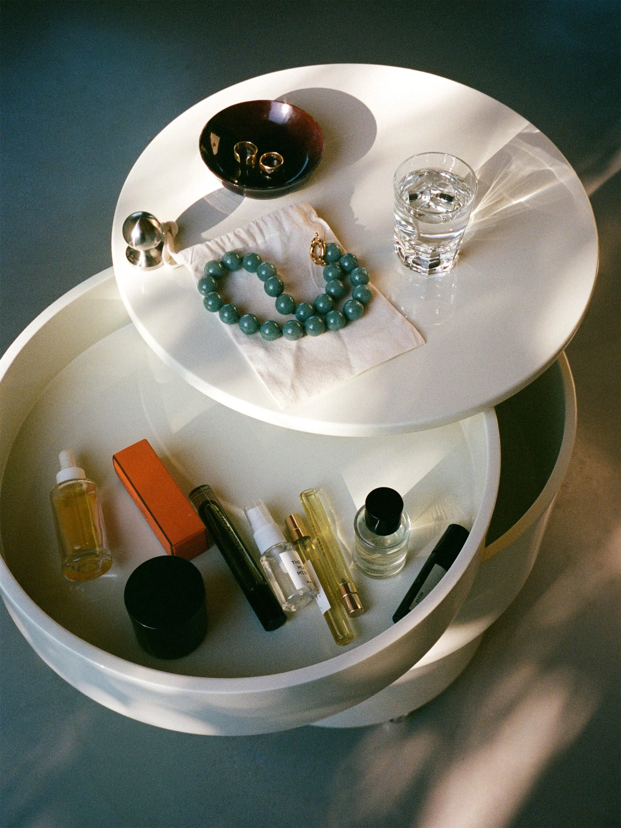 Ronde rolcontainer Barboy, Design Verner Panton