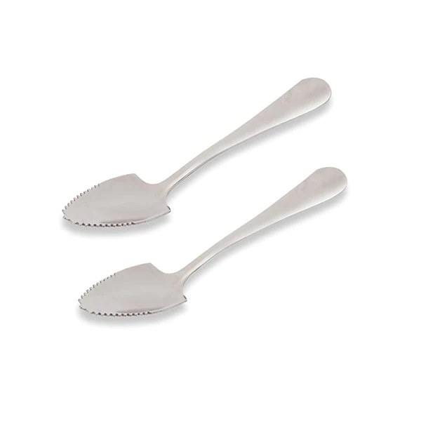 Set de 2 cuillères à pamplemousse en inox Mathon