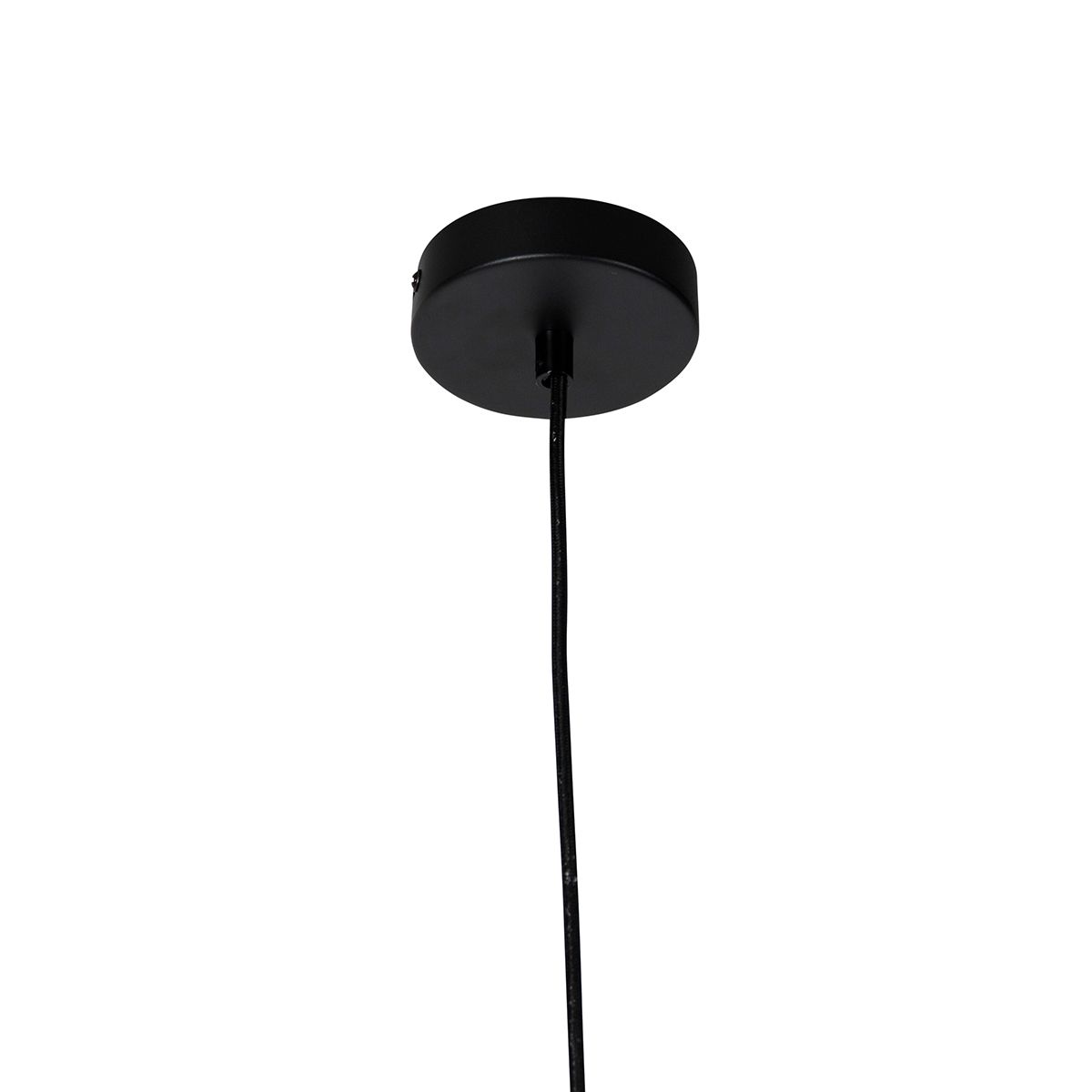 Hanglamp zwart dimbaar incl. LED goud dimbaar - Cava Luxe