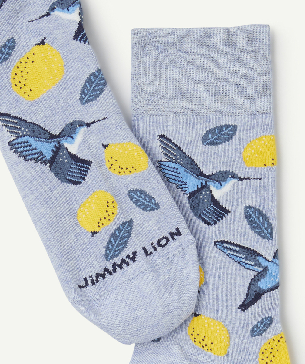 JIMMY LIONPAIRE DE CHAUSSETTES ADO OISEAUX ET CITRONS