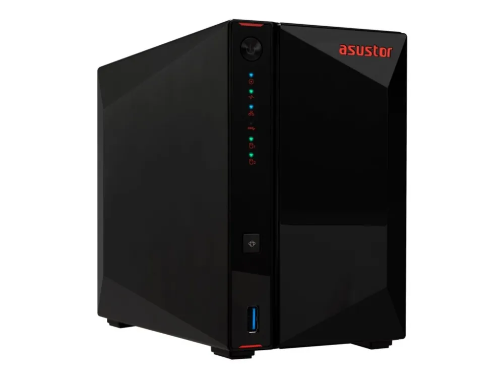 ASUSTOR Nimbustor 2 Gen 2 AS5402T - NAS-server - SATA 6Gb/s - RAID RAID 0, 1, 5, 6, 10, JBOD - RAM 4 GB - 2.5 Gigabit Ethernet - iSCSI support