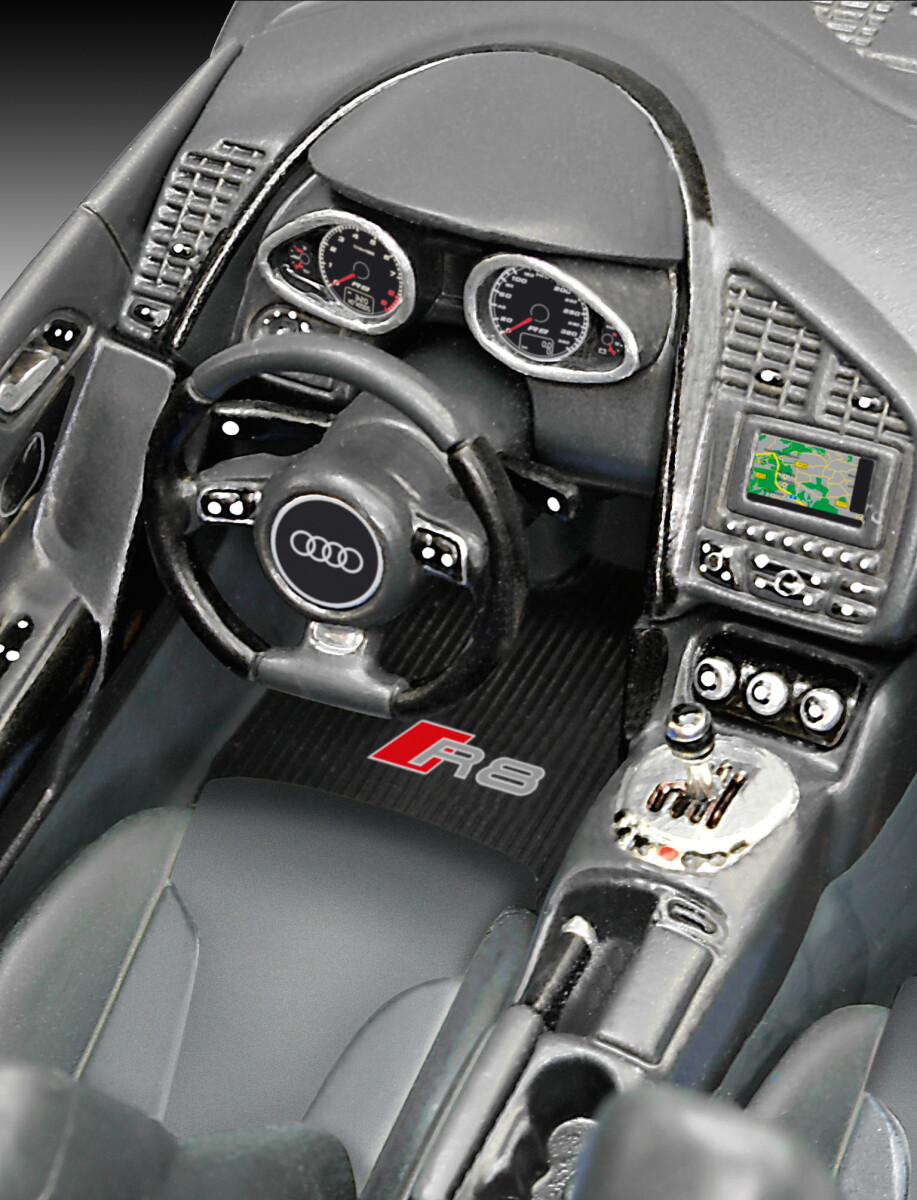 Revell - Audi R8 Model Bil Byggesæt Inkl. Maling - 1:24 - 67057