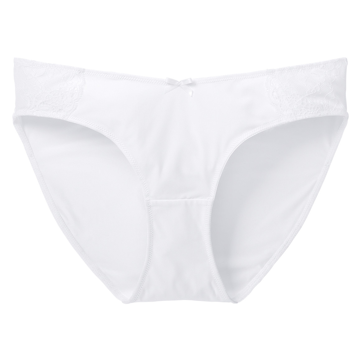 Gina Mama 3 Damen Umstands-Slips  mit Spitze weiss / schwarz