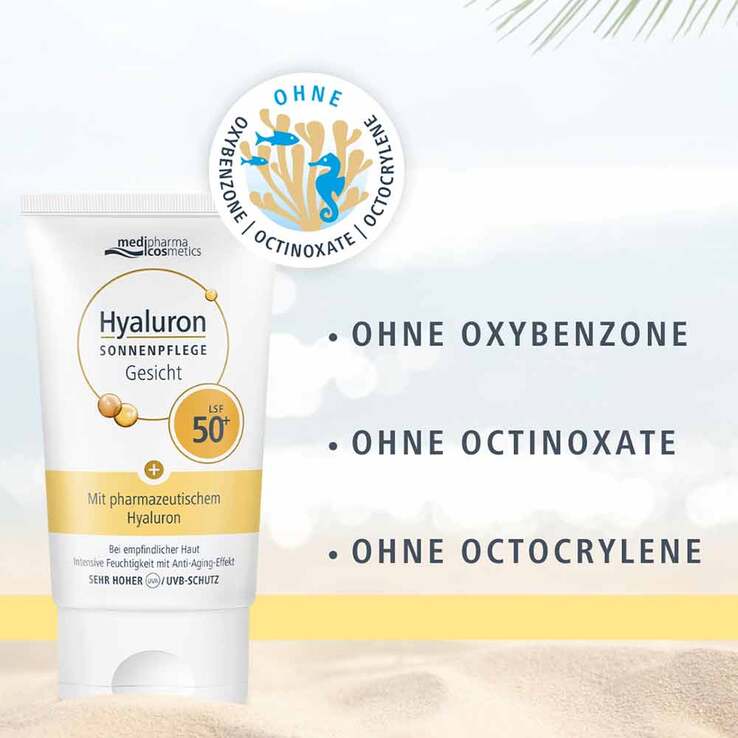 Hyaluron Sonnenpflege Gesicht LSF 50+ , 50 ml
