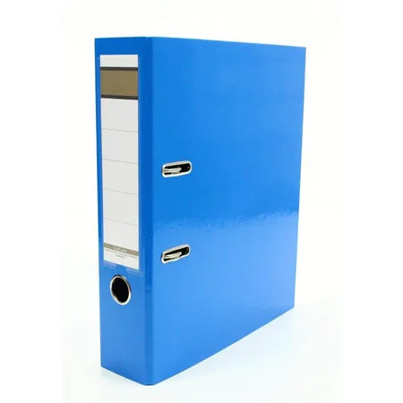 Livepac Office Caribic Glanz-Ordner, DIN A4, 75 mm breit, blau