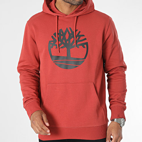 Sweat Capuche Core Logo A2BJH Rouge