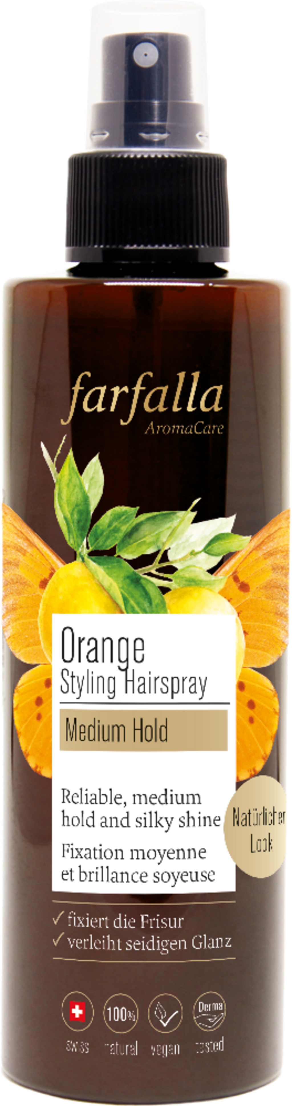 farfalla  Orange Styling Hairspray, 200 ml