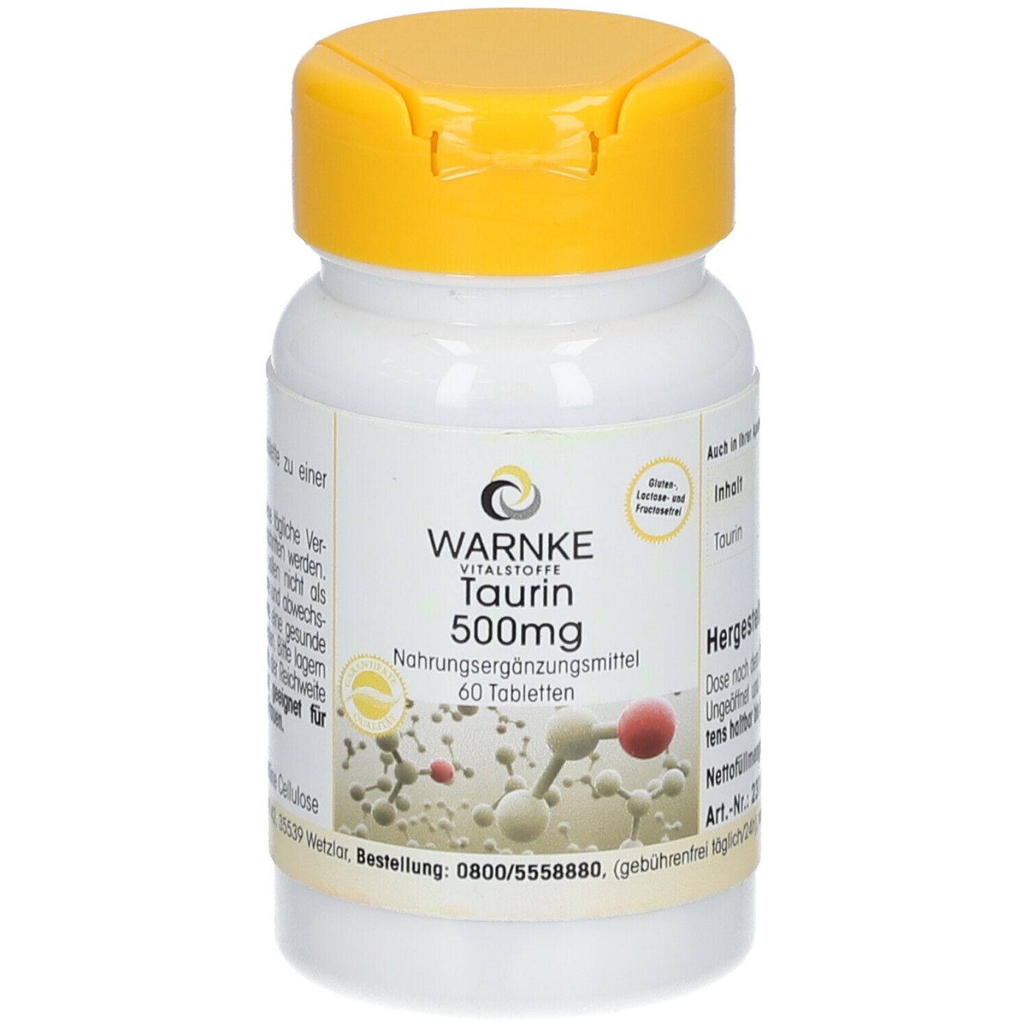 WARNKE Taurin 500 mg