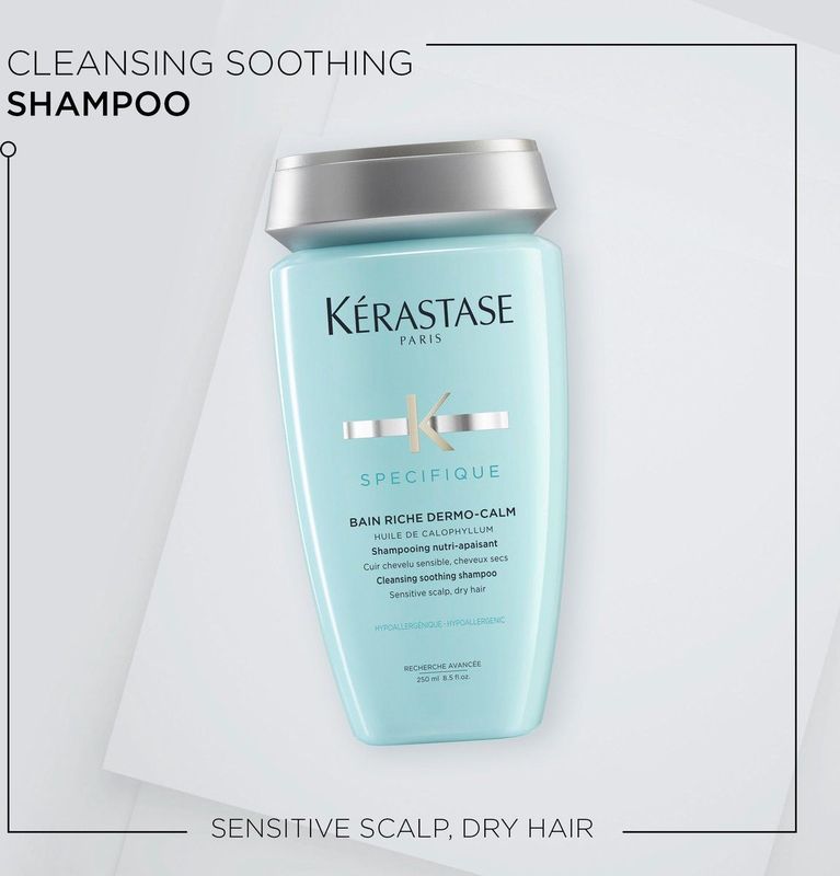 Kerastase - Bain Rich Dermocalm - Shampoo - 250ml - Voor Gevoelige Hoofdhuid