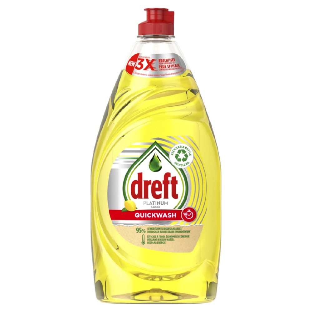 Dreft Platinum Handafwasmiddel Quickwash Lemon (780 ml)