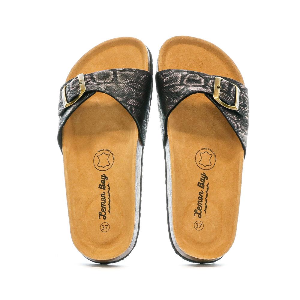 Sandales Gris Foncé Femme Lemon Bay Bao