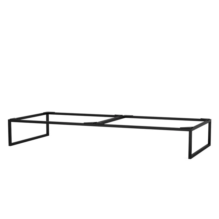 Audo - Gestell zu Frame 49 Doppelsockel, H 14 cm, schwarz