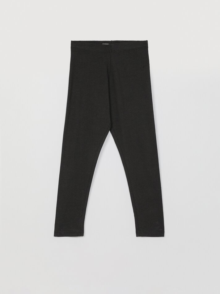 Conjunto de 6 leggings compridas básicas - Cinza Mesclado
