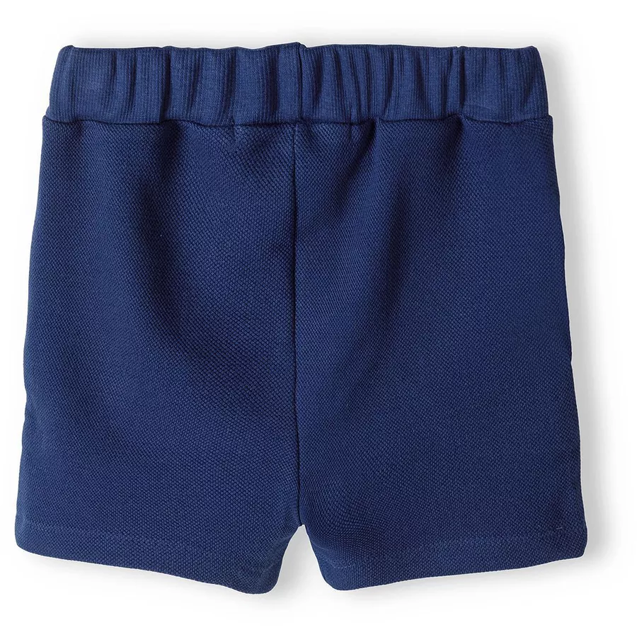 MINOTI Polohemd und Shorts im Set TürkisDunkelblau