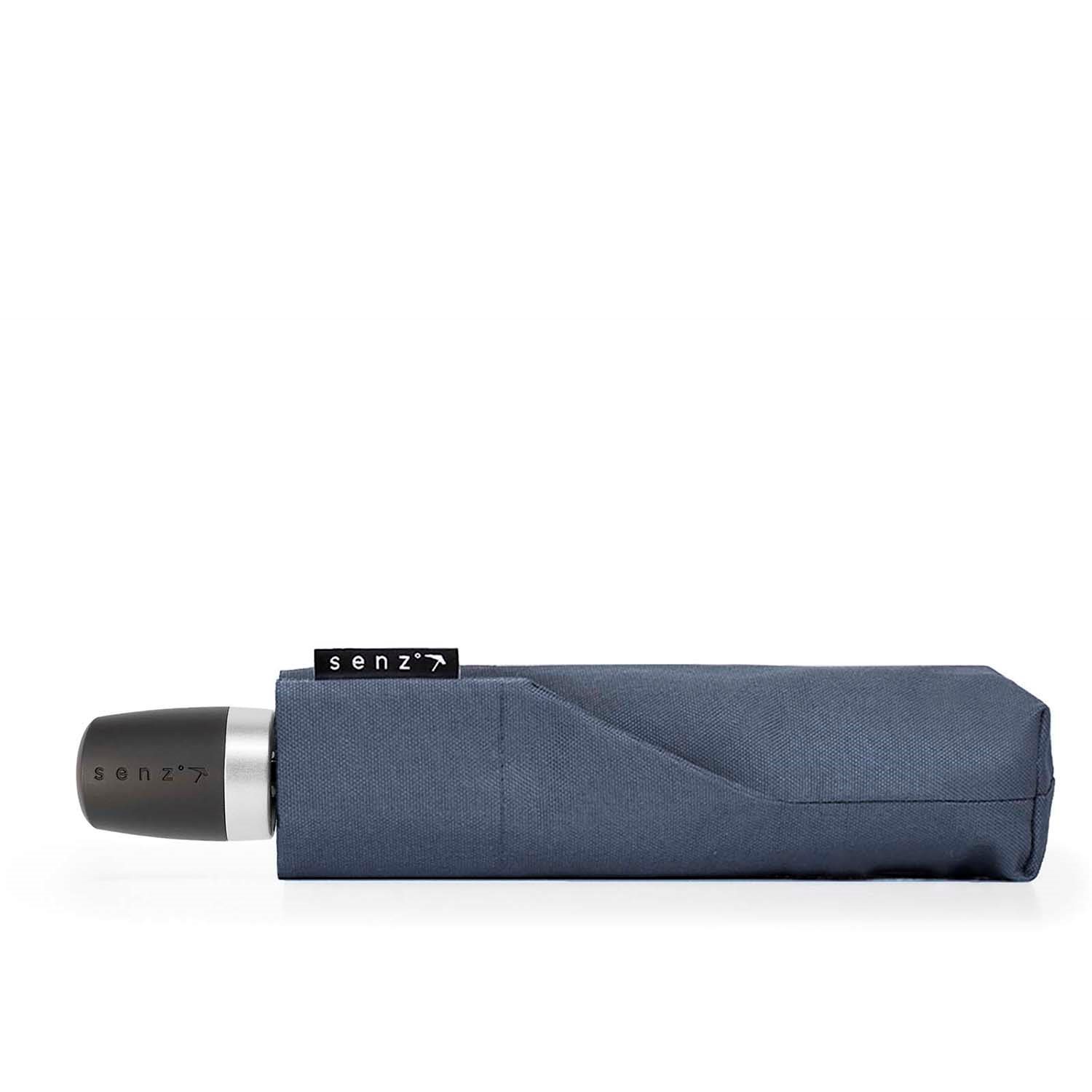Senz Manual Opvouwbare Stormparaplu midnight blue