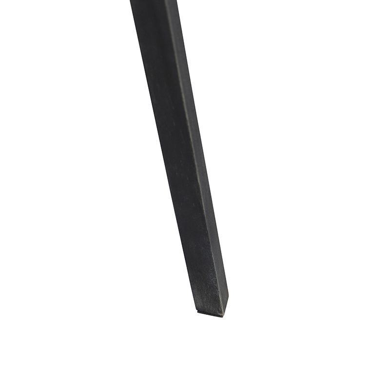 Landelijke vloerlamp tripod zwart - Tripod Classic