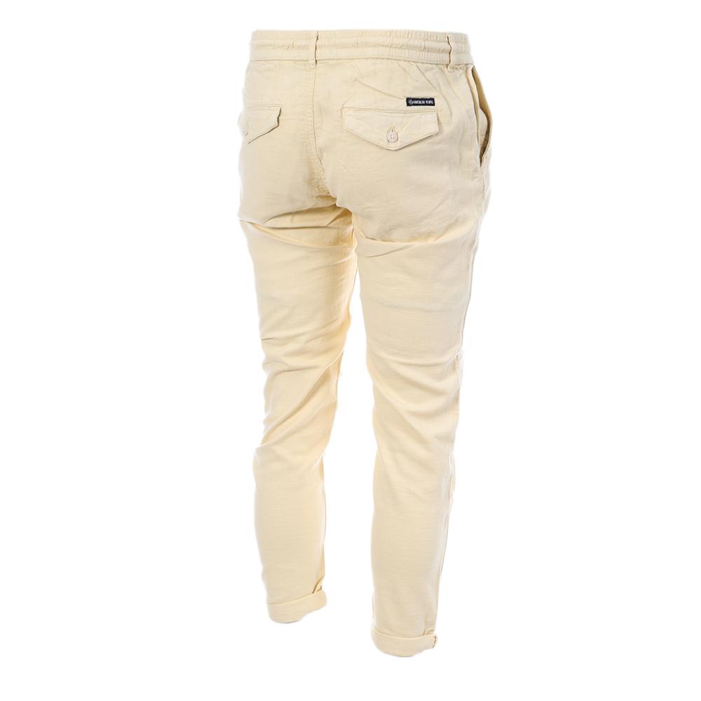 American People Pantalon Jaune Homme American People Pinacola