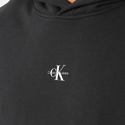 Sweat Capuche Micro Monologo 2535 Noir