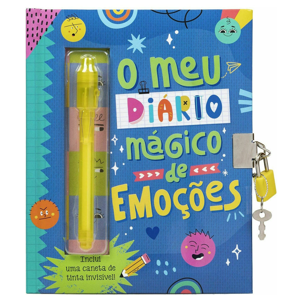 O Meu Diário Mágico de Emoções- Inclui uma Caneta de Tinta Invisível!
