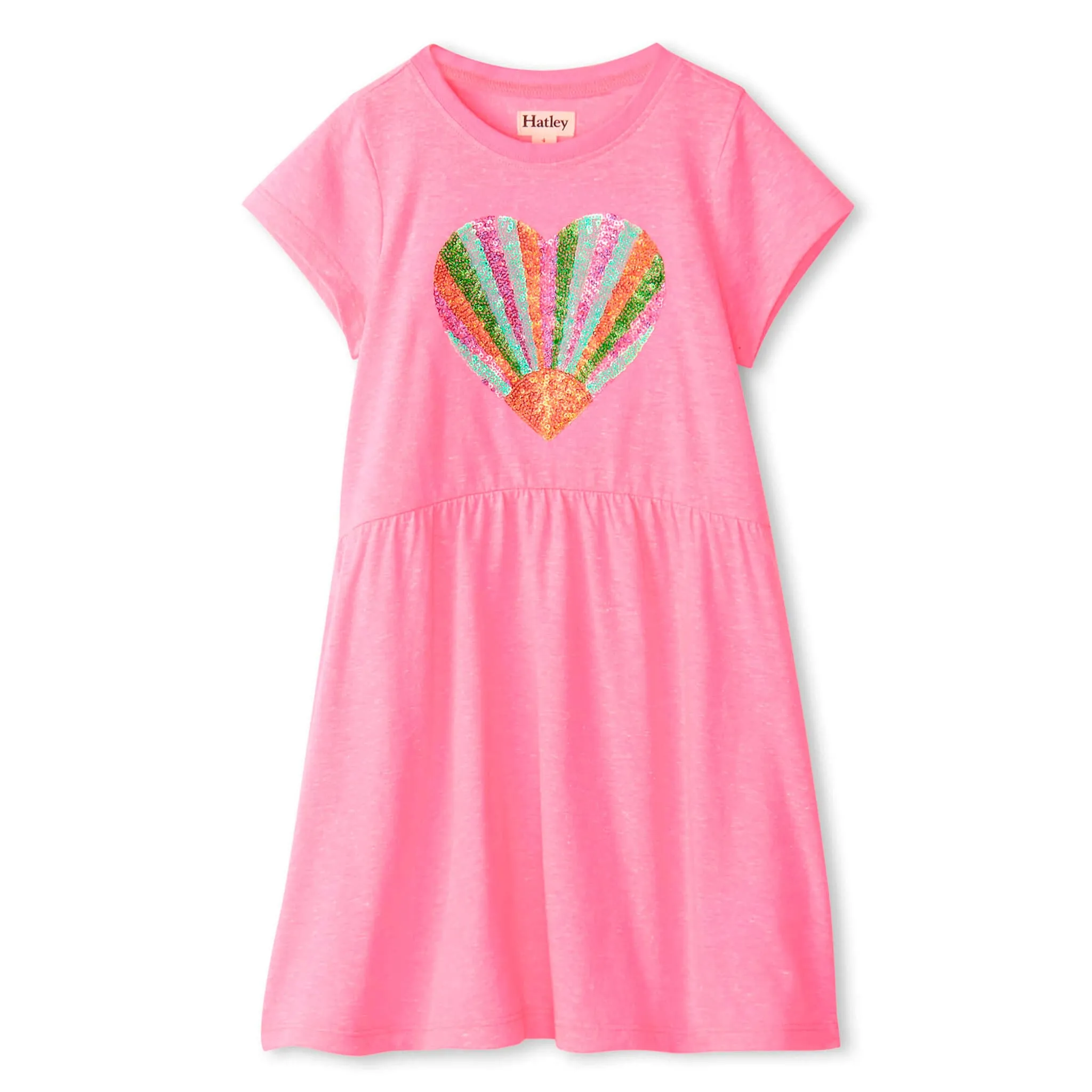 Hatley Robe Coeur Rose 3-8ans