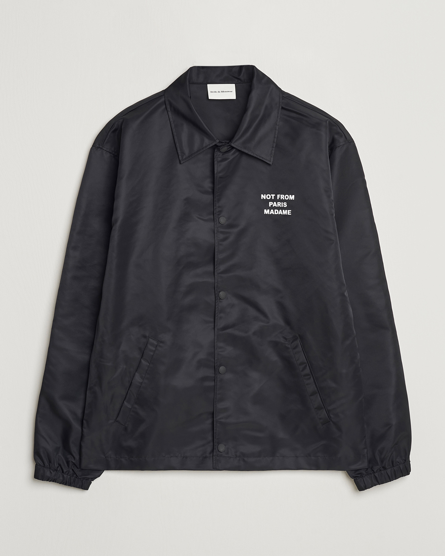Drôle de Monsieur La Veste Slogan Jacket Black