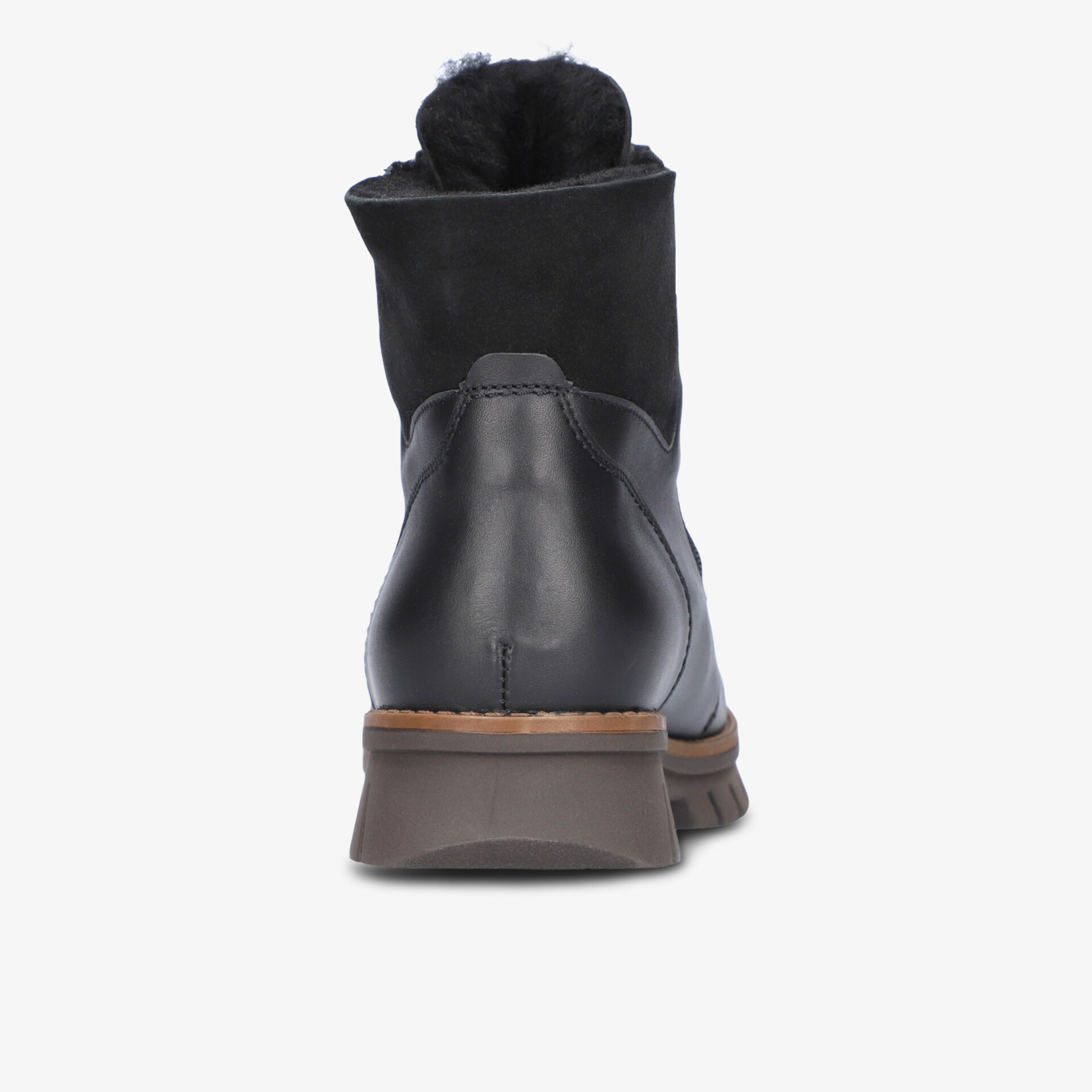 waldläufer Damen Schnürstiefeletten schwarz