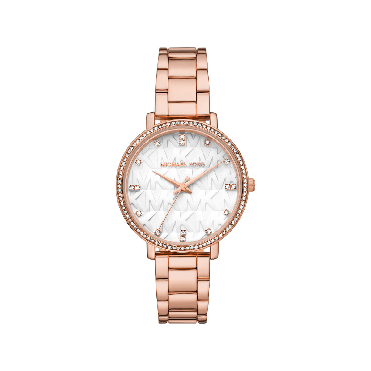 Montre MICHAEL KORS femme bracelet acier doré rose