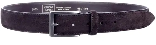 2035 Giorgio donkerbruin suede riem donkerbruin suede Calandschoen