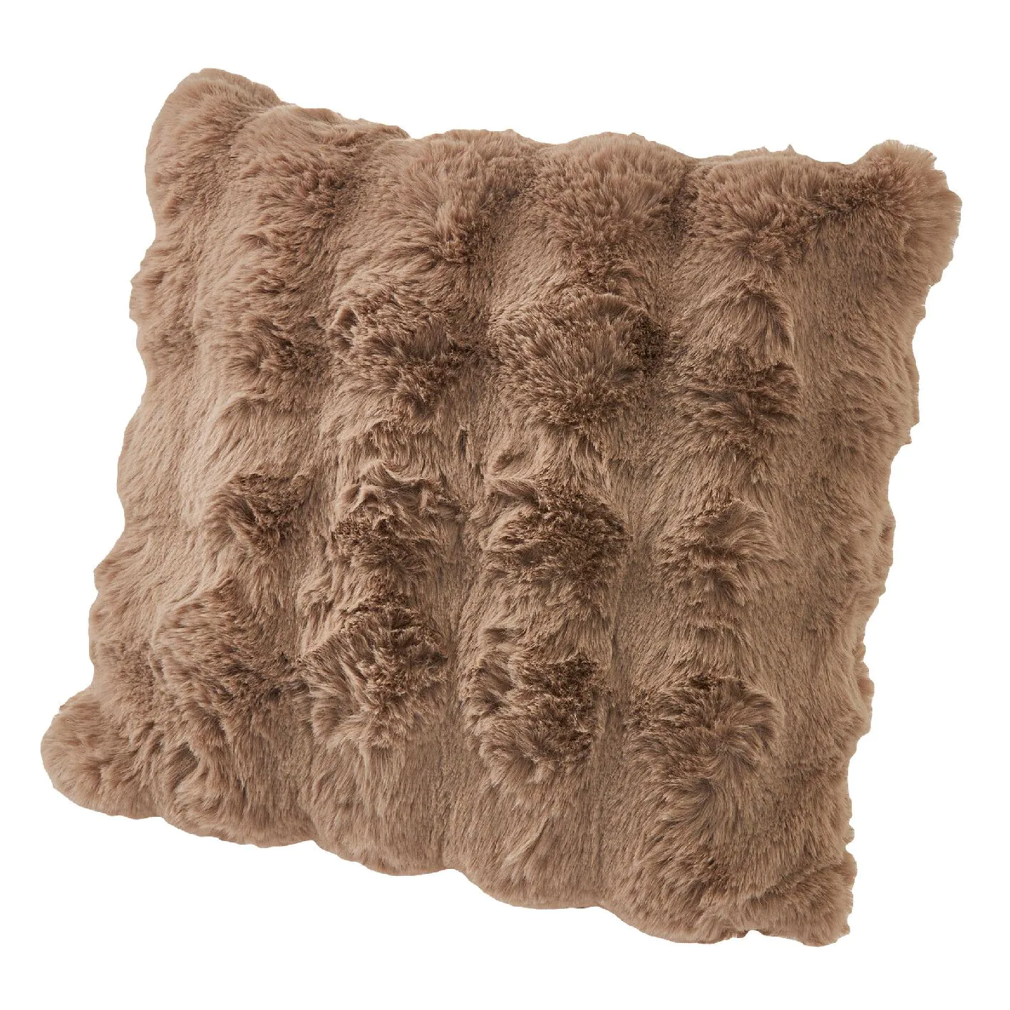 Kissen Bubble-Fell, taupe