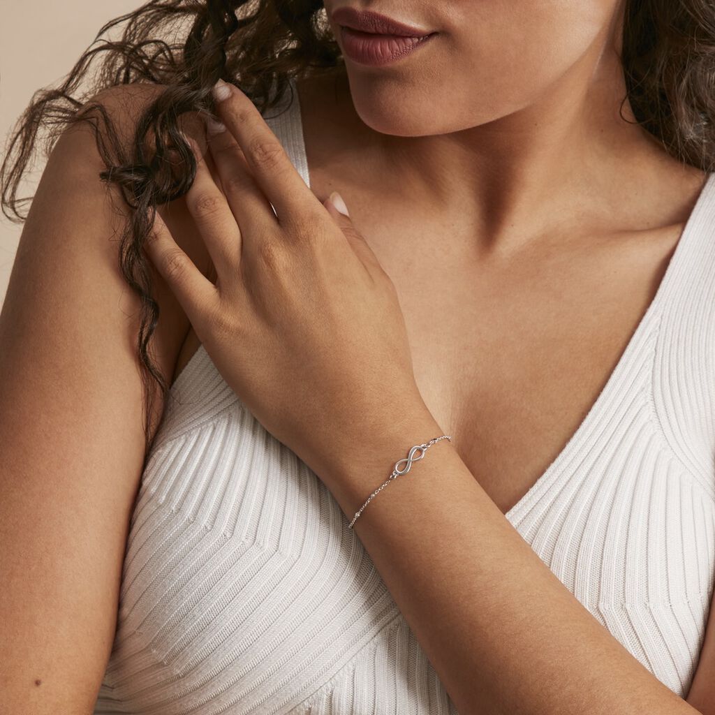 Bracelet Ayelet Argent Blanc