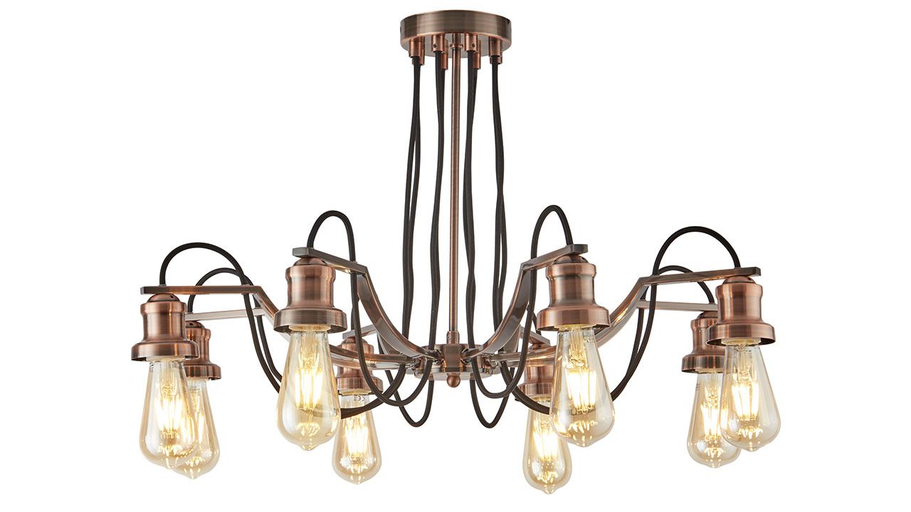 Hanglamp 1068-8CU Olivia ⌀70  x H43 cm