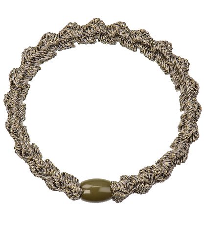 Kknekki Haargummi - Braun Glitzer m. Lace