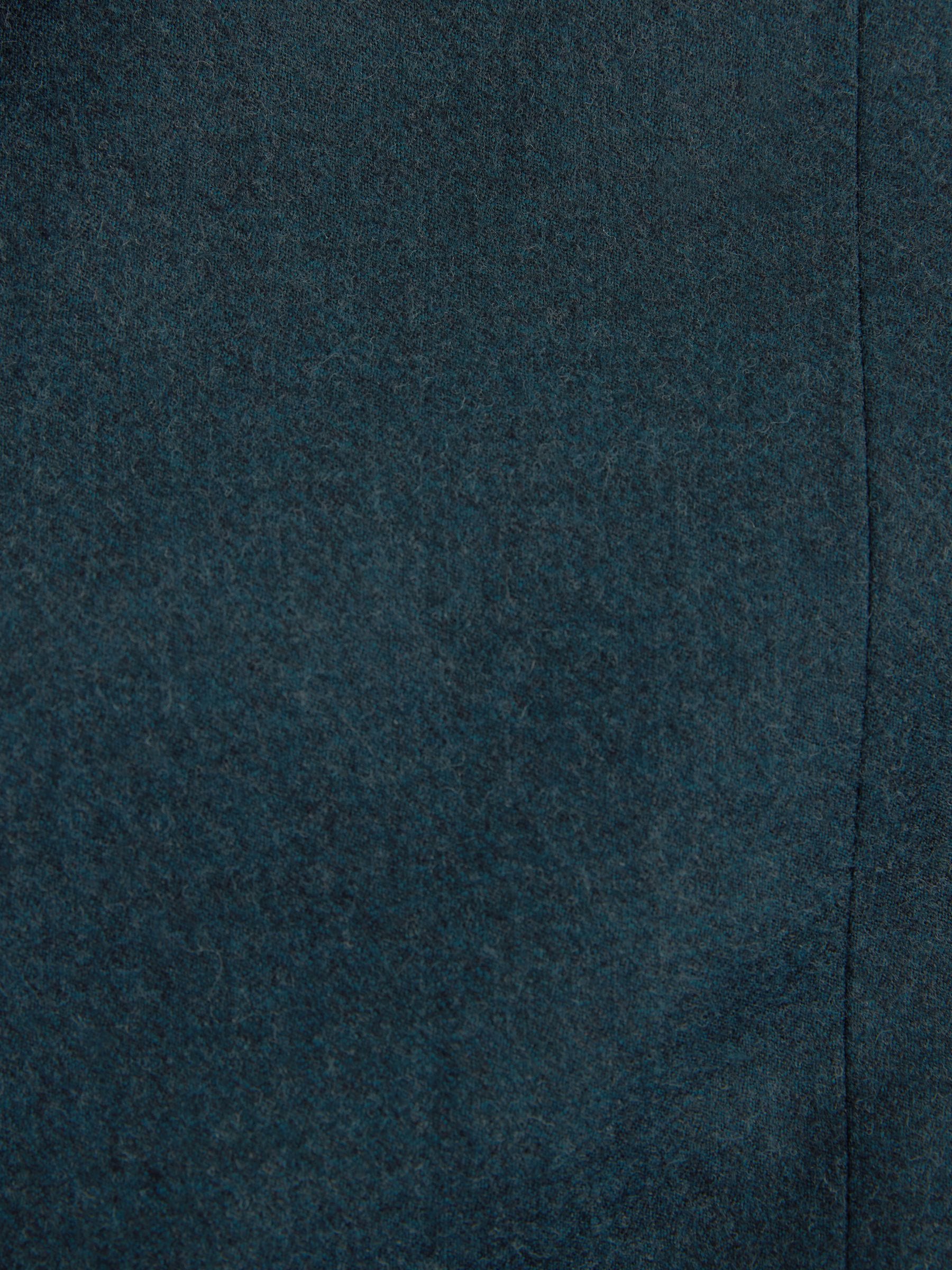 Blauwgroen - Normale Pasvorm - Signature Zignone Italian Wool Cashmere Blend Flannel Suit Jacket