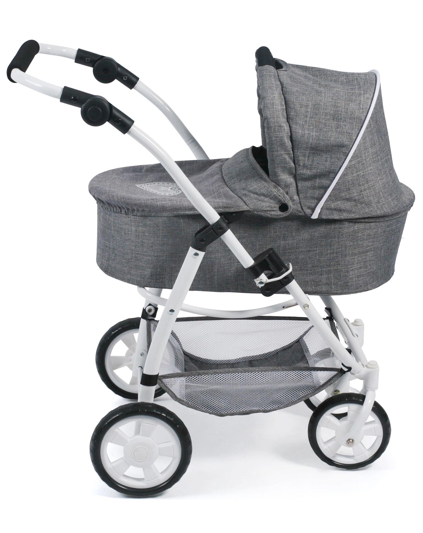 Kombi-Puppenwagen EMOTION ALL IN 3in1 in jeans grau
