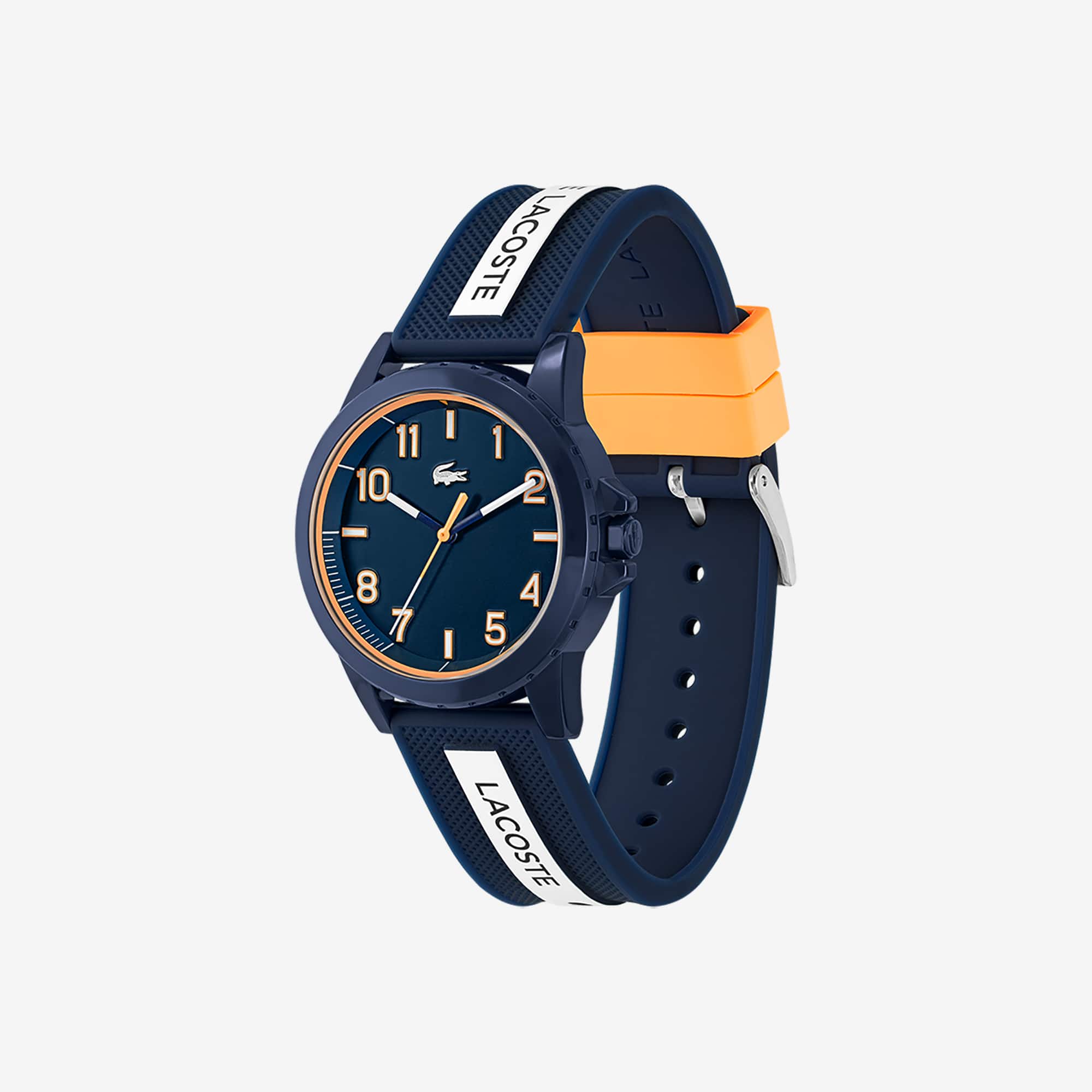 Montre Rider à 3 aiguilles - Modèle bleu avec bracelet en silicone Montres - Blanc - Lacoste - Enfant