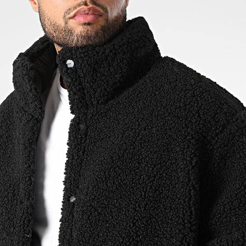 Veste Fourrure Réversible M33472MOW Noir