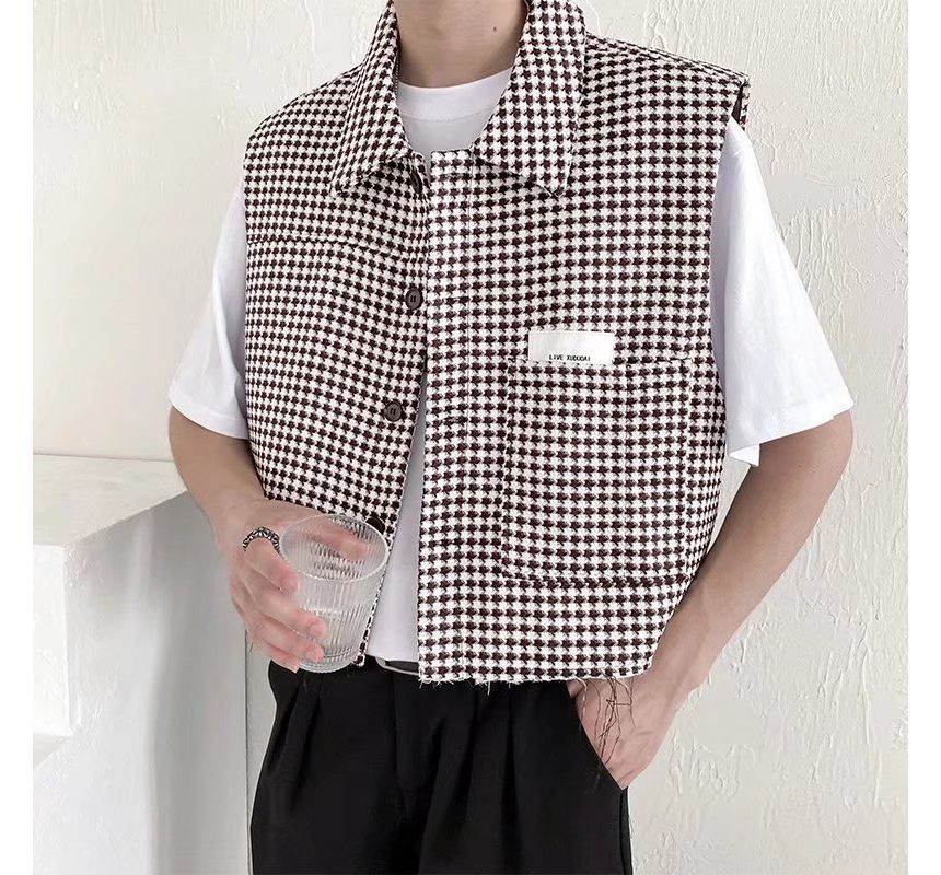 Dukakis - Pied-de-poule vest