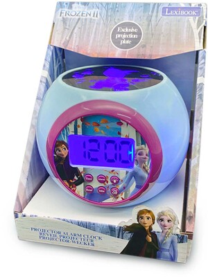 Disney Frozen Projector Vekkeklokke, Blått