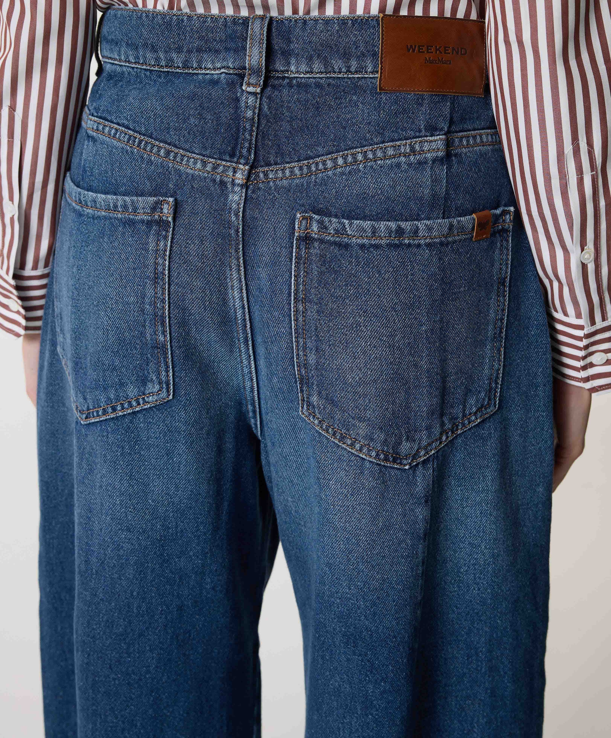 Weekend MaxMara Madia Incaco Puro dames jeans blauw