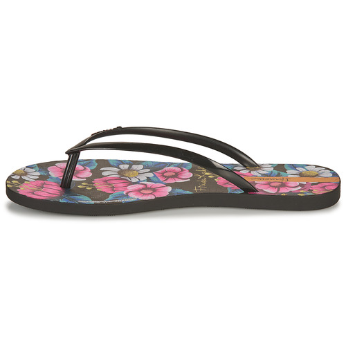 Ipanema - IPANEMA FRIDA KAHLO THONG FEM - Noir / Rose / Jaune