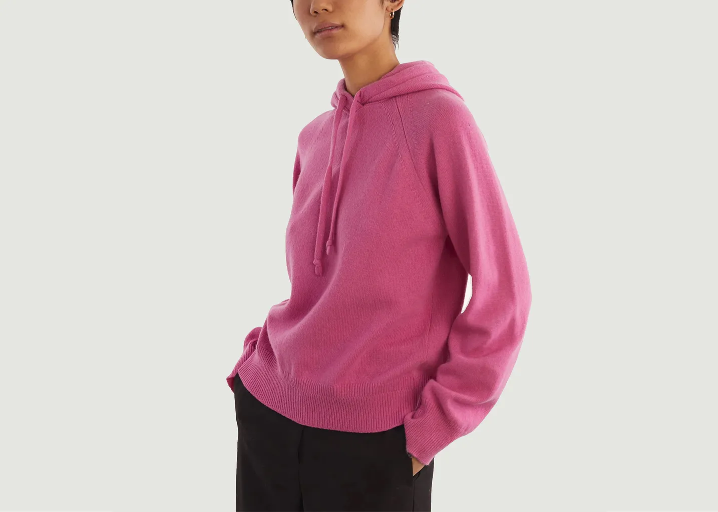 Pull à Capuche en Cachemire Tricot