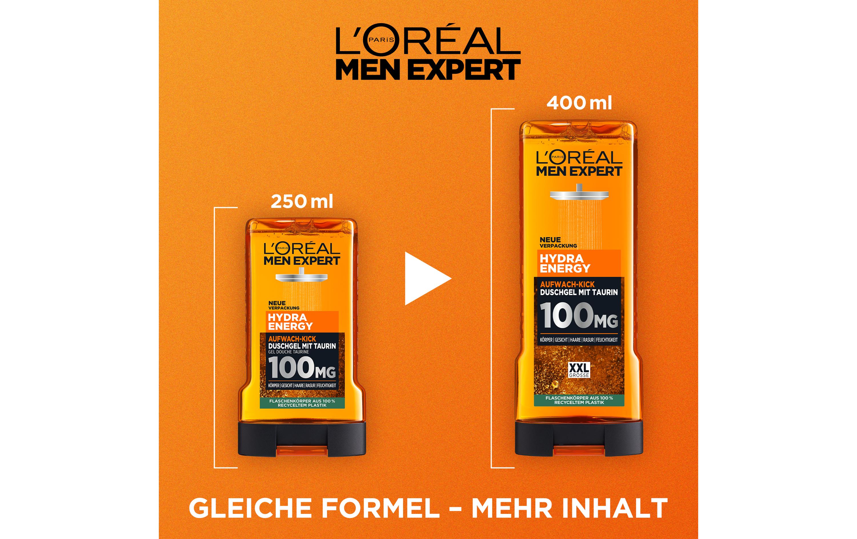 Duschgel Hydra Energy 250 mlPflegedusche reinigt intensiv und verfügt über eine erfrischende Wirkung