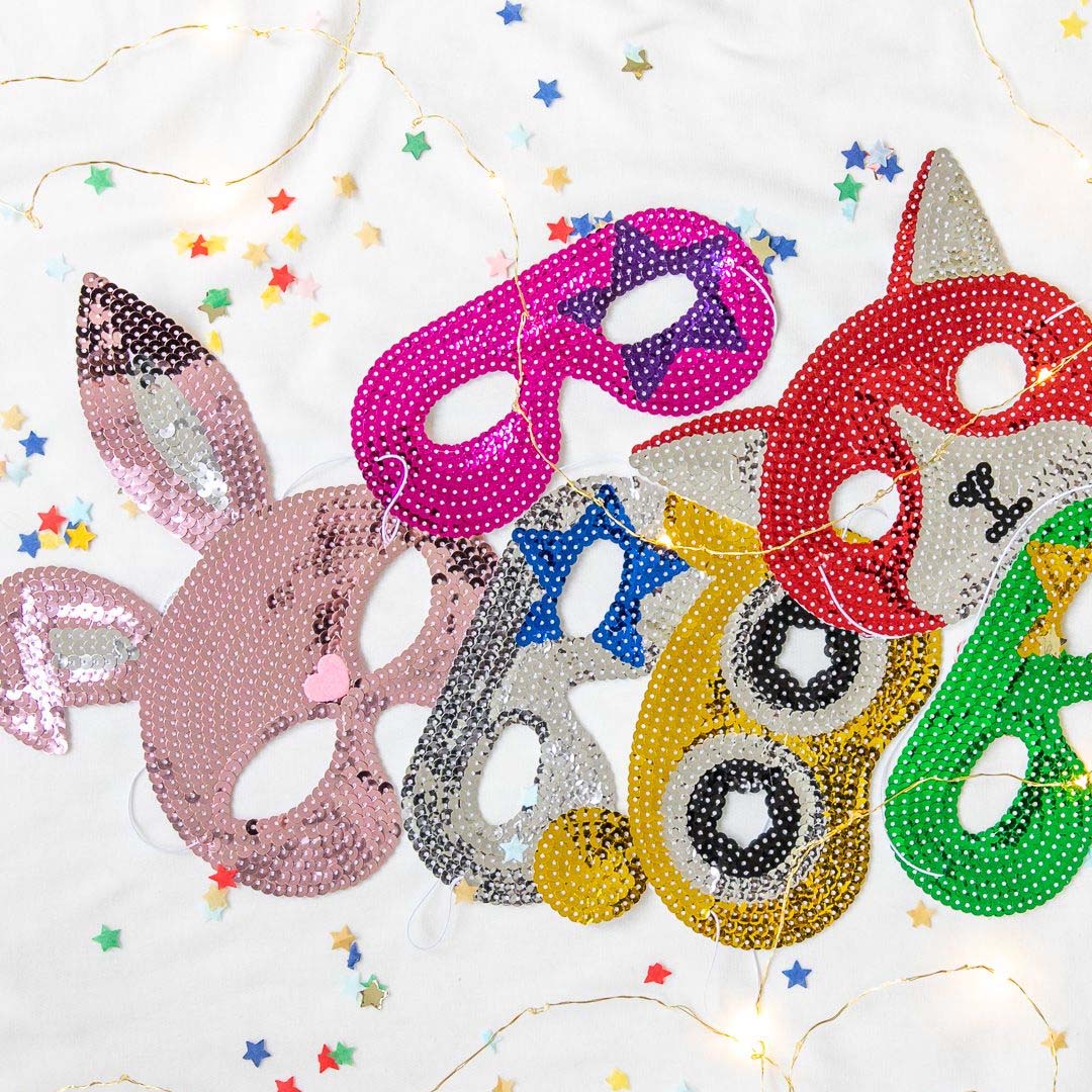Le petit souk masker konijn - roze