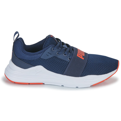 Puma - JR PUMA WIRED RUN - Marine / Rouge