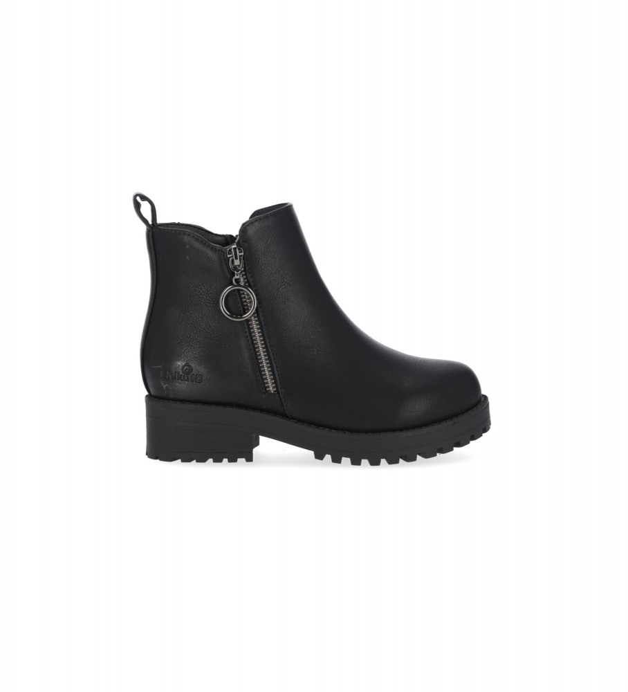 Botas de cano curto infantis Chika10 New Pony 19 pretas