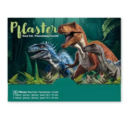 Lutz Mauder TapirElla Pflasterbriefchen Dinosaurier, 10er Packung